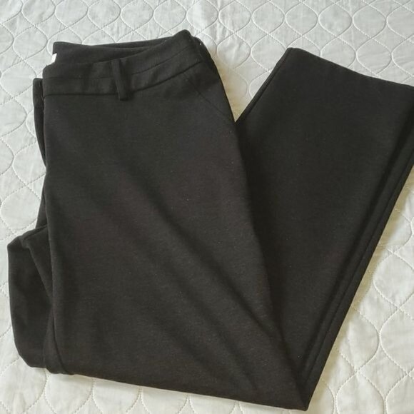 Chico's Dark Grey Dress Sz. 2 Short (16) Pants with Pockets - Picture 5 of 9